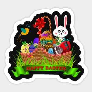 Easter Basket Sticker